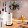Veumoie Paper Towel Holder Countertop, Paper Towel Stand with Ratchet