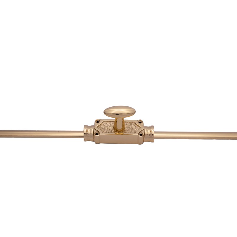 STALLION HARDWARE Polished Brass Cremone Bolt for Cabinet Hardware