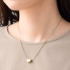 Cream Dot Necklace, Women's, Popular, Stainless Steel, Surgical Stainless Steel,