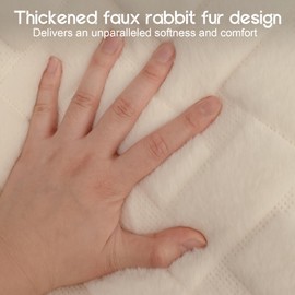 FeinKulturia Set of 2 Cushion Covers, 50 x 50 cm, Velvet Decorative Cushion Covers, Soft Fluffy Sofa Cushion, Luxury Plush Cushion Covers for Sofa, Bedroom, Living Room, Cuddly Cushion, Decorative