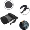 Yeanifeana 2-Pack Black Nylon Mesh Golf Ball Bags with Drawstring