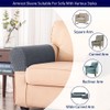 Premium Polyester Sofa Arm Cover, Scratch Resistant Protector Covers,Elastic Armrest