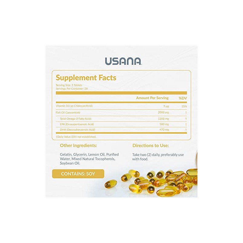 Usana Biomega-3 - 56 Gelcaps