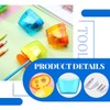 VONJUMA 4 Pcs Pencil Sharpener with Container 3-Hole Pencil Sharpener