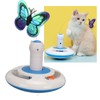 Automatic Electric Rotating Butterfly Toy Funny Cat Teaser Toys with