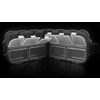 Fishing Tackle Box Lure Storage: 2 Packs Small Portable Case