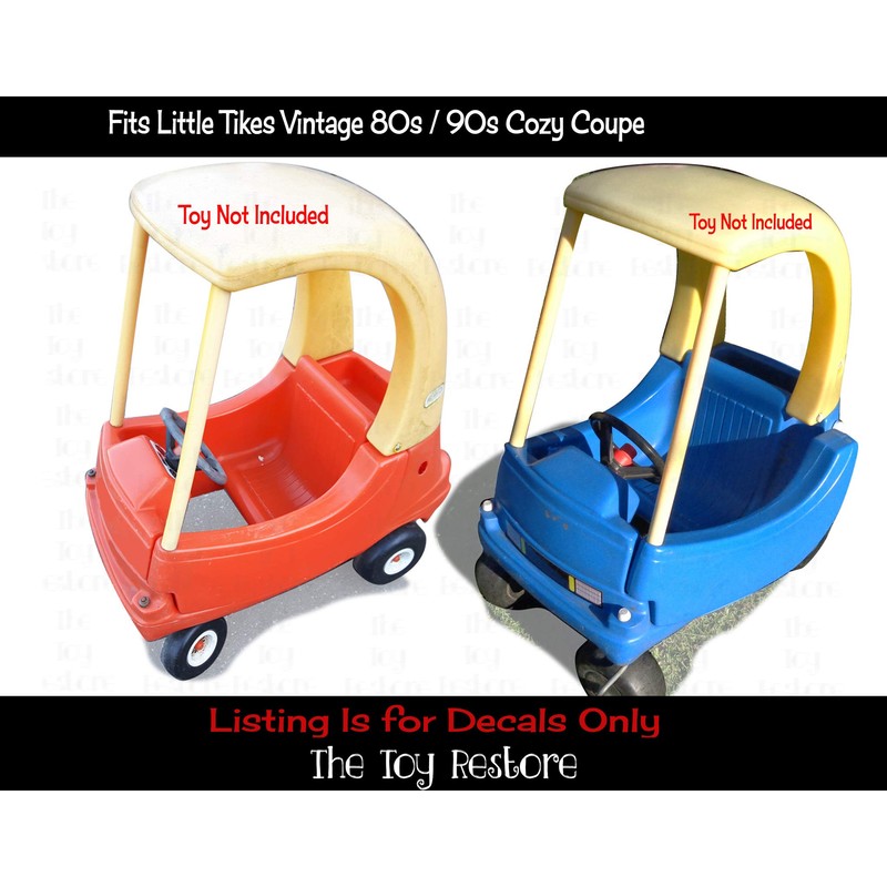 Toy Restore Replacement Decals Fits Little Tikes Original VTG 80s