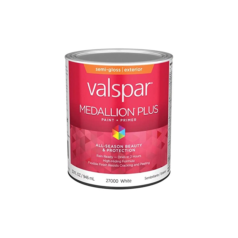 Valspar 27000 White Base Medallion Plus Exterior Paint & Primer,