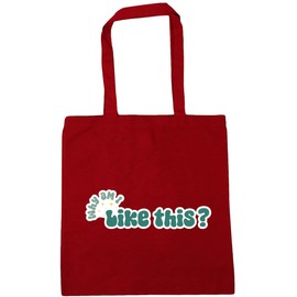 Hippowarehouse Why am I like this Tote Shopping Gym Beach Bag 42cm x38cm, 10 litres