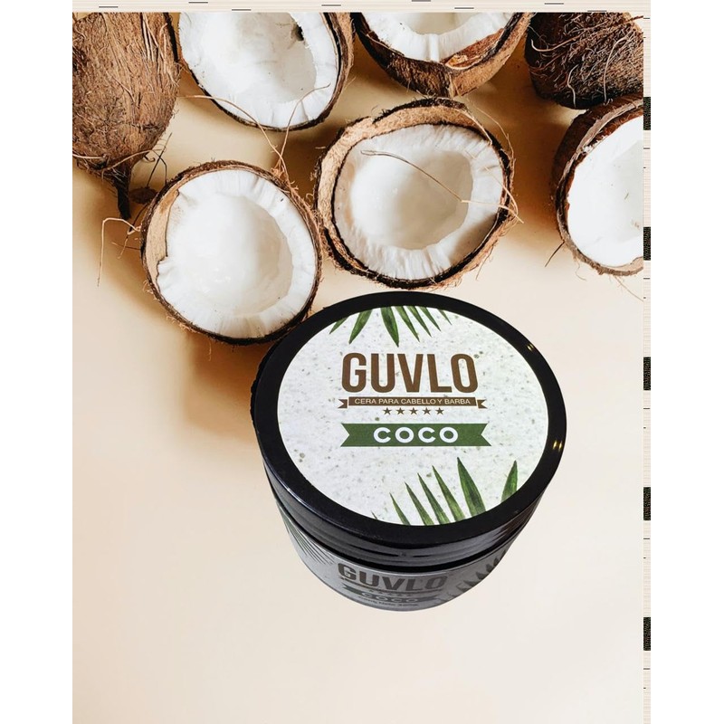 Cera para Cabello y Barba, Aroma de Coco, 300g