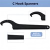 Boxonly C Hook Spanners Wrench Square Hook Wrenches Chuck Multi-Function