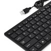 78 Keys Ultra Thin Mini USB Wired Keyboard for Desktop