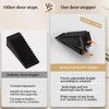 Adjustable Heavy-Duty Large Tall Door Stop Wedge for Door Bottom