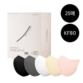 Tone Up Fit Black Label Lite KF80 Mask 25 / 톤업핏 블랙라벨 라이트 KF80 마스크 25매