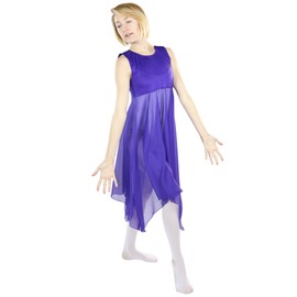 Danzcue - Chaleco para niños, Púrpura profundo, Large/X-Large-Child