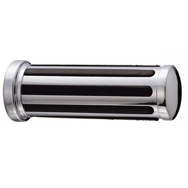 Kijima 201-635 Motorcycle Parts Aluminum Cover Grip Rail Type L131 Compatible with 1.0 inches (25.4 mm) Non-Penetrating Universal Plated/Black