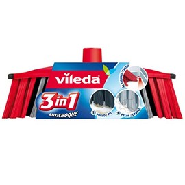 Vileda Escoba Repuesto 3 en 1 Antichoque Ligera/Resistente