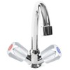 GOMAKERER 4 Sets 2 Colors Alloy Faucet Handles, Hot and