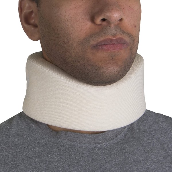 OTC Cervical Collar, Soft Foam, Neck Support Brace, Medium (Narrow 2.5" Depth Collar)