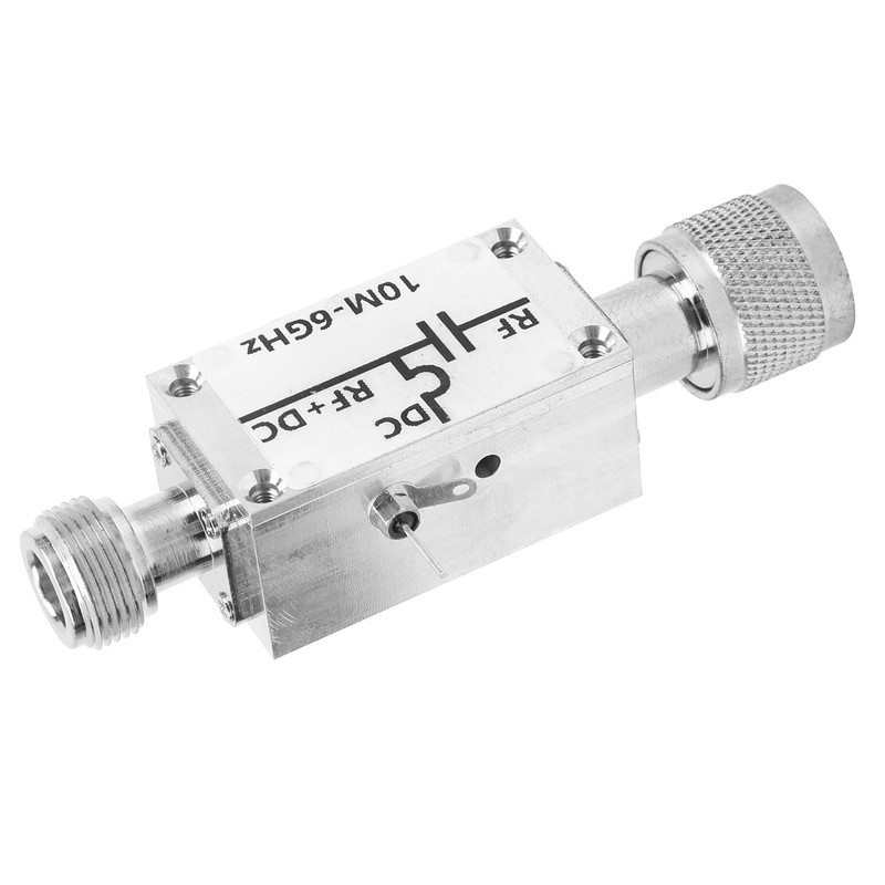 RF Broadband Amplifier Module Aluminium Alloy Bias Tee DC Blocker