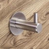GedoTec® Moon Model Wall-mounted Coat Rack, Stainless Steel Hook Rack,