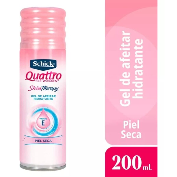 Schick Quattro Gel De Afeitar Hidratante Para Dama By Schick 200ml