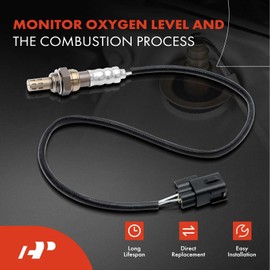 A-Premium - Sensor de oxígeno O2 compatible con Hyundai Tucson 10-14, Sonata 09-15, Santa Fe & Kia Forte 10-13, Optima 11-16, Sorento 11-15, Sportage 11-16, L4 2.0L 2.4L, aguas abajo