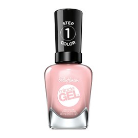 Sally Hansen Miracle Gel Salon Quality Nail Polish | Gel-Like Formula, Two-Step System, No UV Light Needed, Long Lasting | Opaque, Glossy | 238 Regal Rosé | Blush Pink Nail Color