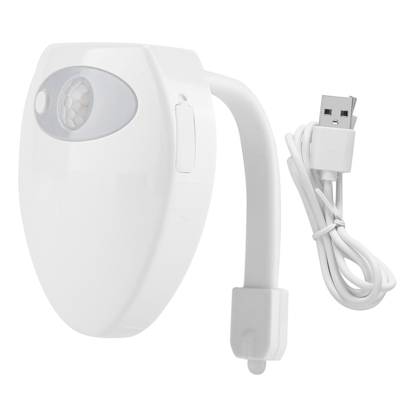 Mini Toilet Lamp USB Charging Body Induction Night Light with