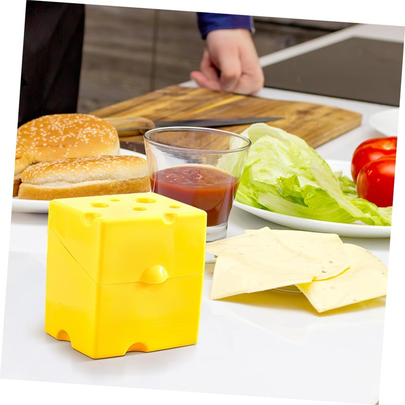 ABOOFAN Sliced Cheese Storage Container Airtight Cheese Slice Holders for