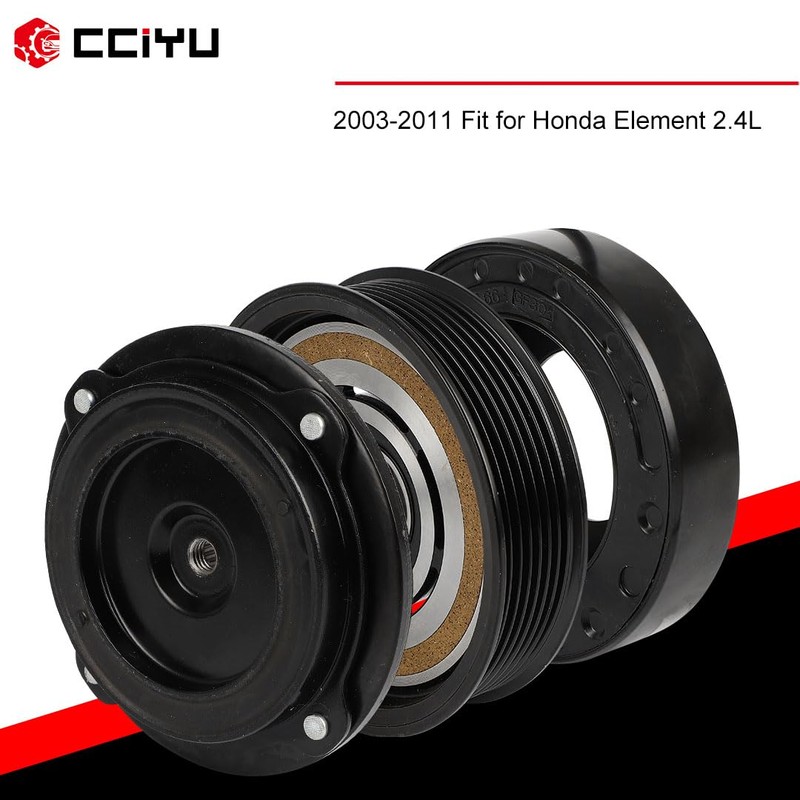 cciyu Air Conditioning Compressor Clutch 2003-2011 Fit for Honda Element