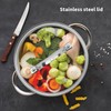 7" Tempered Glass Pan Lid with Steam Vent, Thickened to