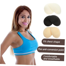 FOMIYES 6 Pair Bra Inserts Lightweight Breathable Sponge Pads for Sports Bras Swimsuits