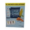 LOVE CORN Sea Salt, 20g x 21 Bags – Delicious
