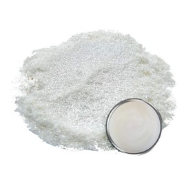 Eye Candy Premium Mica Powder Pigment “AKI White” (50g) Multipurpose DIY Arts and Crafts Additive | Natural Bath Bombs, Resin, Paint, Epoxy, Soap, Nail Polish, Lip Balm (AKI White, 50G)