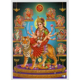 Generic Hindu Religious Spiritual Poster (Nav Durga Poster)