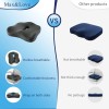 Max&Love Memory Foam Seat Cushion Dark Gray – Back, Sciatica,