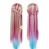 Mannequin Head with Hair, 29'' Training Head Braiding Doll Head
