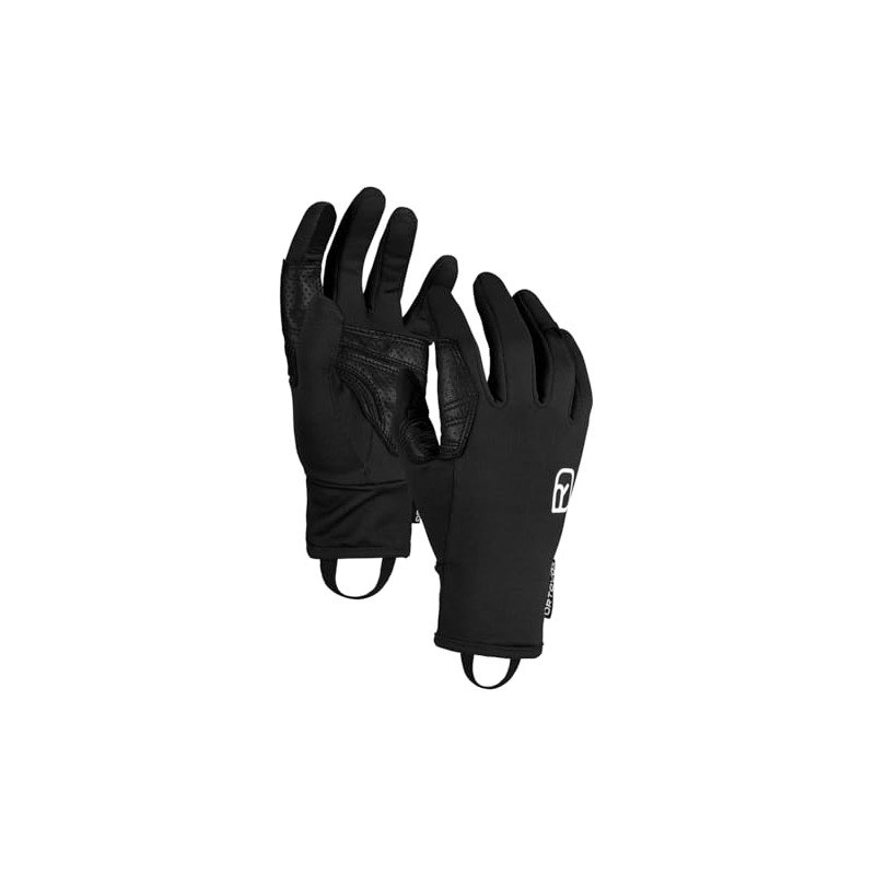 ORTOVOX FLEECE LIGHT GLOVE M, 56369, Black Raven, S