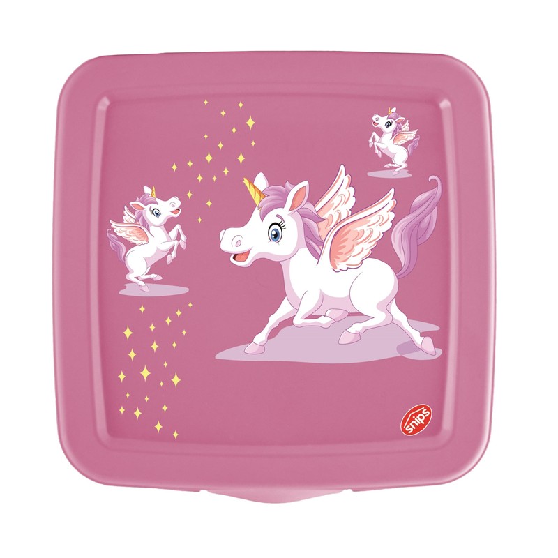 Snips Sandwich Box, Unicorn Decor, Children's Snack Box, Sandwich Box,