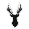 Deer Patch, Hunting Patch Embroidered Iron on Sew on Patch