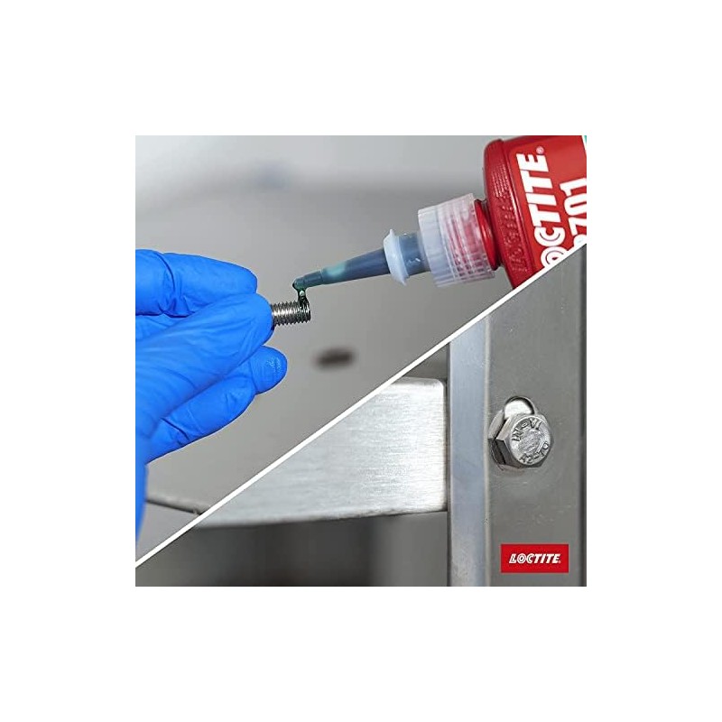 Genuine Henkel Loctite 2701 Maximum Strength - Threadlocking Adhesive -