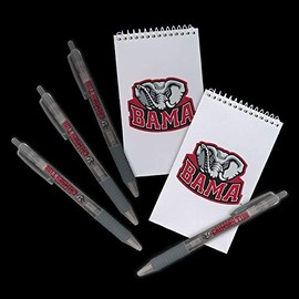 Greeting Pen Alabama Crimson Tide Gift Set - 2 Pocket Notebooks and 4 Translucent Pens (2602)