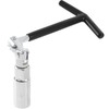 TECPO Spark Plug Wrench Set with T-Handle, 240° Swivel, for
