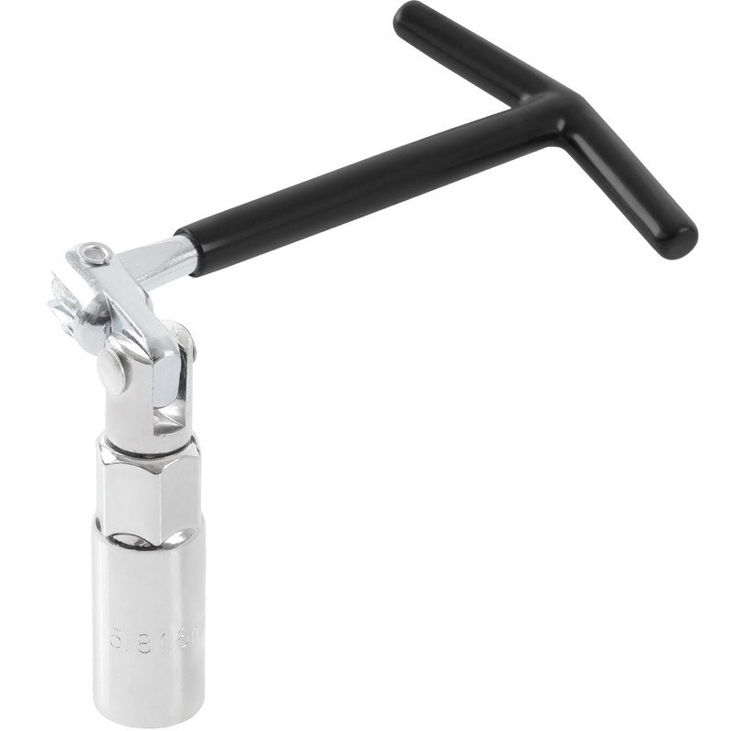 TECPO Spark Plug Wrench Set with T-Handle, 240° Swivel, for