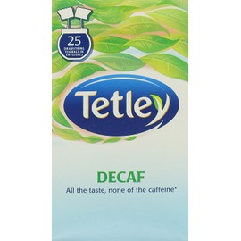 Tetley Decaffeinated Tea Bags Drawstring in Envelope - Pack of 25 Tea Bags