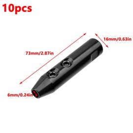 Antrader Swageless Invisible Cable Railing Kit Hardware Swageless Fittings Tensioner Hidden for 1/4" Stainless Steel Cable Railing System Pack of 10,Black