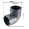 sourcing map PVC Pipe Fitting 25mm Slip Socket 90 Degree
