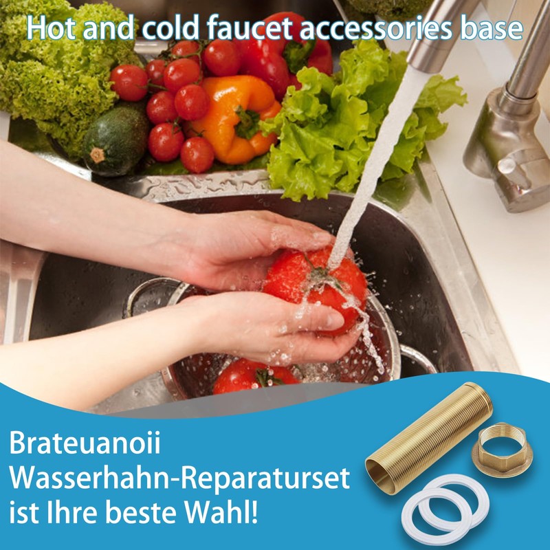 Brateuanoii Tap Repair Kit, Tap Extended High M32 x 10