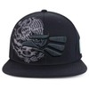 Hecho En Mexico Eagle 3D Bordado Flat Bill Snapback Gorra,
